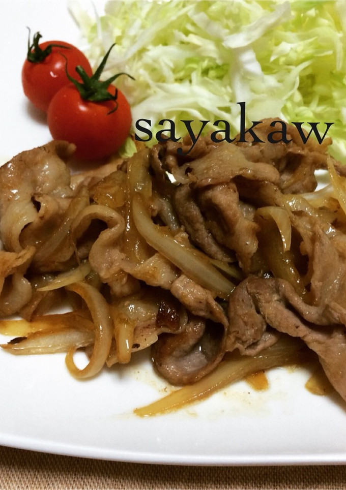 分量簡単！生姜焼きのタレ-レシピのメイン写真