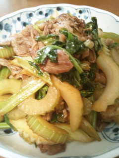 セロリ嫌いの牛肉炒め-レシピのメイン写真