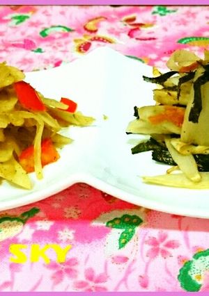 冷凍お弁当お野菜おかず：ごぼう&トマト-レシピのメイン写真