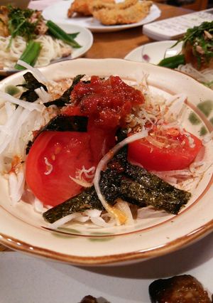 大根とトマトの梅肉和風サラダ-レシピのメイン写真