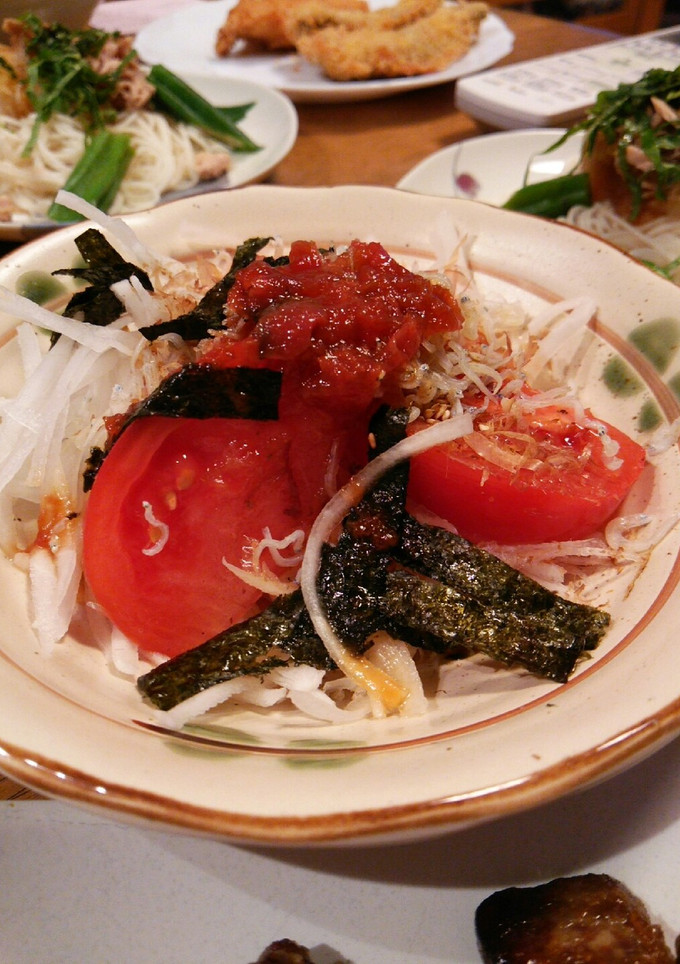 大根とトマトの梅肉和風サラダ-レシピのメイン写真