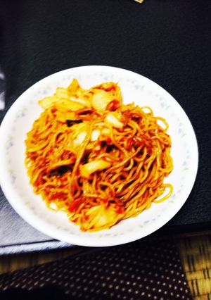 キムチ焼きそば-レシピのメイン写真