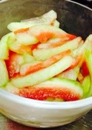 スイカの漬物 簡単レシピ-レシピのメイン写真