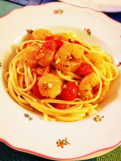 海老とクミンシードのトマトクリームパスタ-レシピのメイン写真