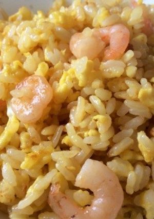 ☆フライパンでパラパラ☆ エビと卵の炒飯-レシピのメイン写真