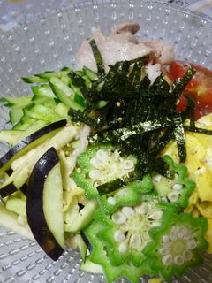 夏野菜たっぷり冷やし中華-レシピのメイン写真