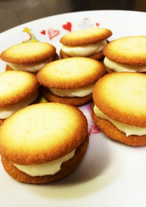 練乳サワークリームのクッキーアイスサンド-レシピのメイン写真