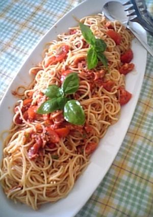 暑い夏には、冷製パスタ(^。^)-レシピのメイン写真