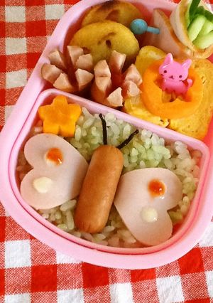 簡単キャラ弁♡チョウチョさん♡-レシピのメイン写真