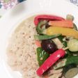 ♪夏野菜のグリーンカレー♪