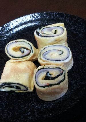 お弁当に！ハムチーズの卵ロール-レシピのメイン写真