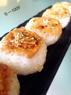 余ったご飯で味噌マヨ焼きおにぎり★-レシピのメイン写真