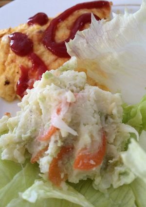 枝豆余ったら、枝豆ポテサラ-レシピのメイン写真