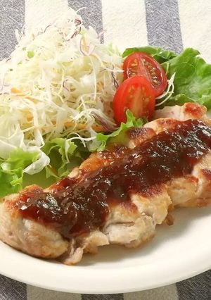 簡単しっかりオニオンソース＊ポークソテー-レシピのメイン写真