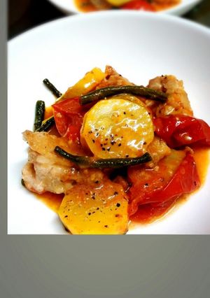 鶏もも肉と夏野菜の＊簡単煮込み-レシピのメイン写真