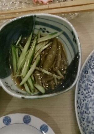 簡単キュウリとじゅんさいの酢の物-レシピのメイン写真