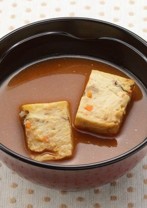 業務用介護食　湯葉けんちんの赤出汁-レシピのメイン写真