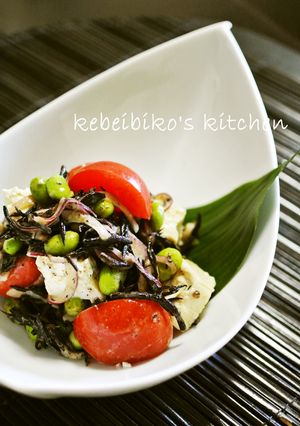 ひじきと豆腐の彩りサラダ-レシピのメイン写真