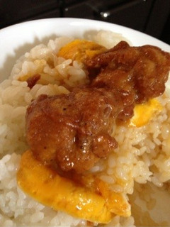 フライパン不要♫唐揚げ親子丼☆5分で♡-レシピのメイン写真
