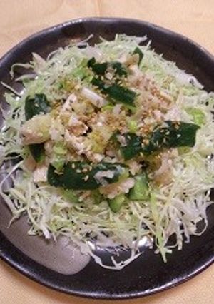たたき胡瓜と蒸し鶏の豪快バンバンジー-レシピのメイン写真