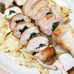 鶏胸肉のほうれん草ロール-レシピのメイン写真
