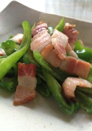 豚バラ肉とピーマンの二つだけレシピ-レシピのメイン写真