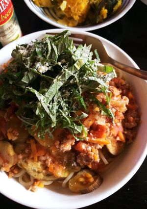 茄子ゴロゴロ簡単ミートソース^o^-レシピのメイン写真