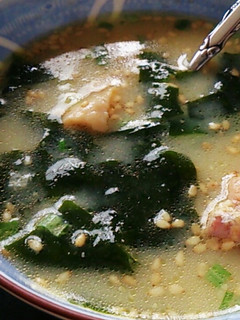 わかめスープにやきとり缶!?(柚子風味)-レシピのメイン写真