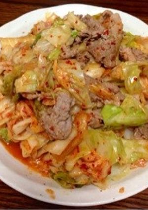 豚×キャベツに飽きたら☆牛キャベキムチ！-レシピのメイン写真
