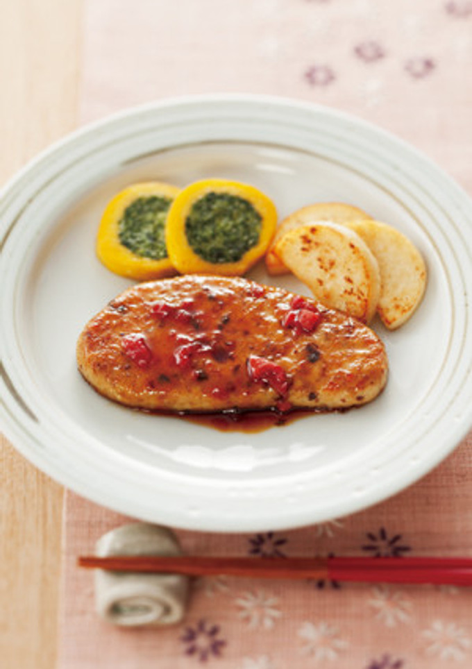 業務用介護食　あじの梅照り焼き-レシピのメイン写真