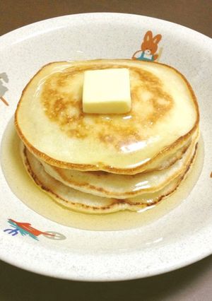 ふわしゅわしあわせ＊ホットケーキ-レシピのメイン写真
