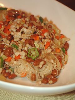 納豆そうめんチャンプルー-レシピのメイン写真