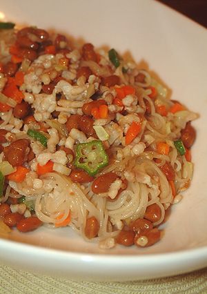 納豆そうめんチャンプルー-レシピのメイン写真