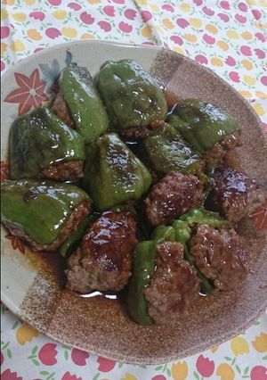 万能だれでピーマンの肉詰め-レシピのメイン写真