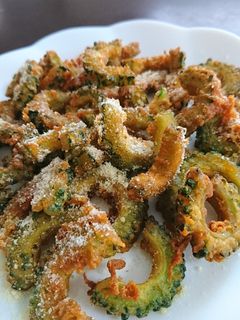 ゴーヤの唐揚げ♪-レシピのメイン写真