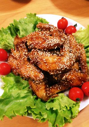 甘辛手羽先-レシピのメイン写真