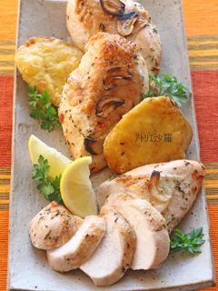 ハーブレモン✿鶏胸肉deローストチキン✿-レシピのメイン写真