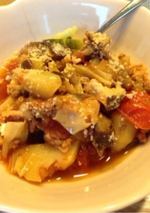 サバ缶のトマト煮〜夏野菜バッチリ！-レシピのメイン写真