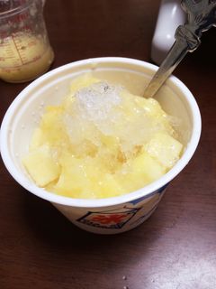 白桃のかき氷-レシピのメイン写真