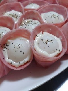 半熟うずらのハム巻き-レシピのメイン写真