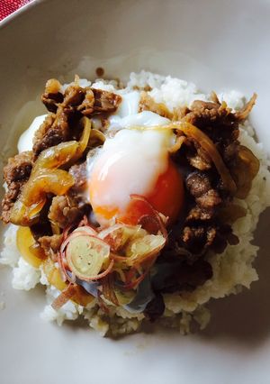 赤ワインとコーラで煮詰めた大人の牛丼-レシピのメイン写真