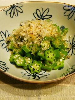 夏!オクラのお浸し!おかか麺つゆがけ♪-レシピのメイン写真