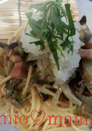 さっぱりでも満足♡なすの和風おろしパスタ-レシピのメイン写真