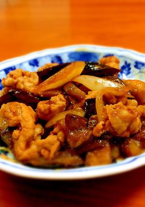 なすと豚肉の炒め物-レシピのメイン写真