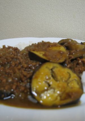 ***なすのヘルシーキーマカレー***-レシピのメイン写真
