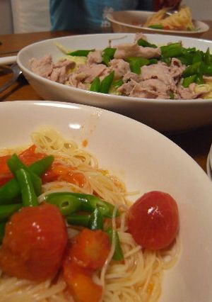 シェイク★トマトの冷たいカッペリーニ-レシピのメイン写真