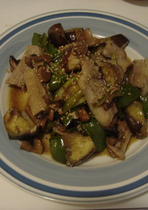 茄子と豚バラの炒め煮-レシピのメイン写真