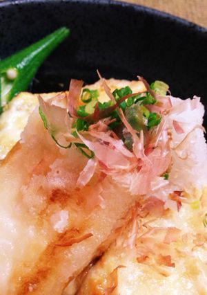 ヤバぃ！オクラ美味い♪揚げ出し豆腐-レシピのメイン写真
