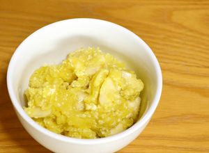 離乳食*完了期『薩摩芋と豆腐のデザート』-レシピのメイン写真