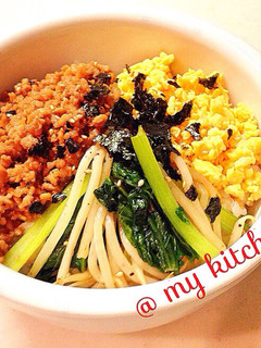 簡単♪美味しい♪三色そぼろ丼-レシピのメイン写真